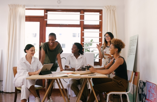 group of women having a meeting 3810754